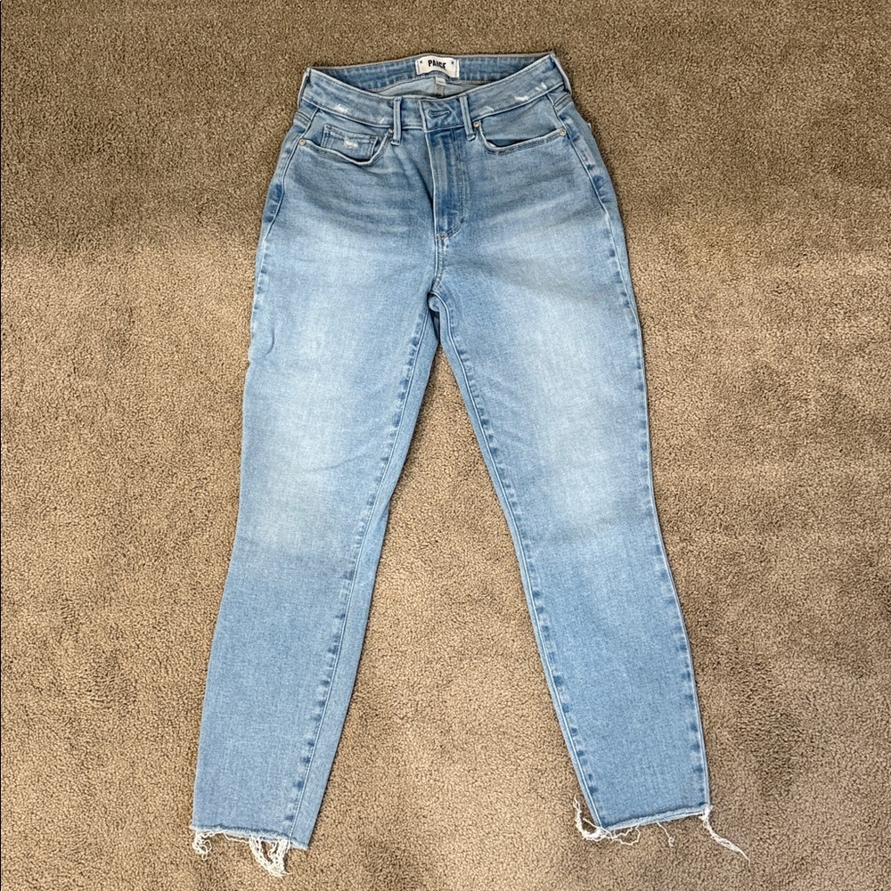 PAIGE Light Blue Denim Jeans